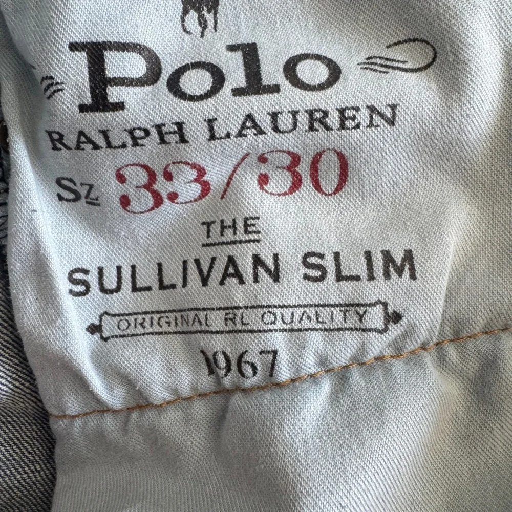 Polo Ralph Lauren Sullivan Slim Jeans Mens 33x30 Blue Good Casual Classic